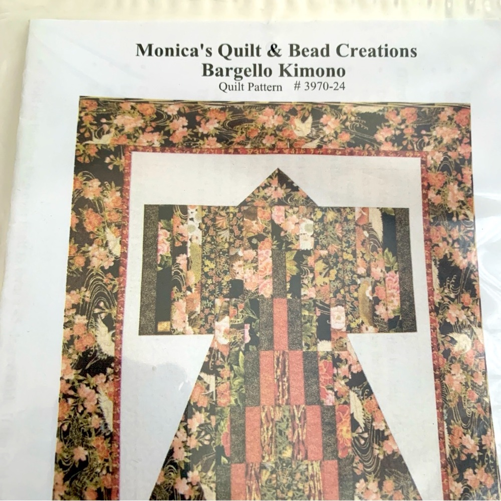 Oriental Tiles and Bargello Kimono Quilt Patterns Lot of 2 NWT - Picture 10 of 13